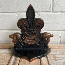 Load image into Gallery viewer, Vintage Boy Scouts Cast Metal Bookends (Pair)