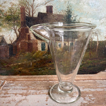 Load image into Gallery viewer, Vintage Dutch Glass Measuring Beaker - 250ml Footed Apothecary Cup