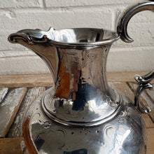 Load image into Gallery viewer, Early European Silverplated Pierced Creamer / Small Pitcher c1920