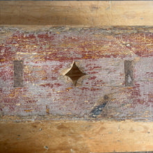 Load image into Gallery viewer, Antique Folk Painted Cricket Stool c1895
