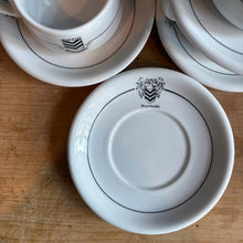 Load image into Gallery viewer, Set/4 Vintage Rombouts Cafe Cups & Saucers c1960s