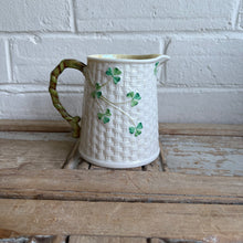 Load image into Gallery viewer, Vintage Belleek Irish Porcelain Shamrock Creamer Jug