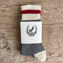 Load image into Gallery viewer, Merino Grey Cabin Sock