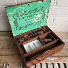Load image into Gallery viewer, Antique G. Rowney & Co. Artist’s Colour Box – London c1865