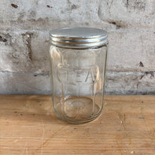 Load image into Gallery viewer, Vintage Hoosier Glass Tea Canister - 5"H