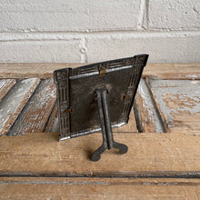 Load image into Gallery viewer, Antique Cast Metal Religious Frame with Madonna Devotional Print (c.1900)