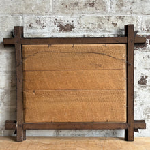 Load image into Gallery viewer, 19th Century Currier & Ives Noah's Ark Lithograph in Original Adirondack Twig Frame