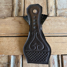 Load image into Gallery viewer, Antique Victorian Metal Hand Clip with Letter c1890