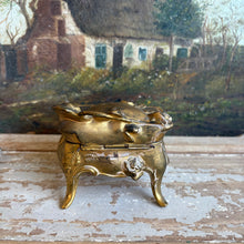 Load image into Gallery viewer, Antique French Art Nouveau Ormolu Jewelry Casket c1890