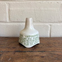 Load image into Gallery viewer, Rare Antique “The Popular” Pie Funnel, Ironstone English Advertising c1910