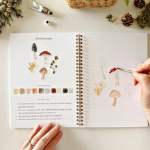 Load image into Gallery viewer, Woodland Watercolour Workbook