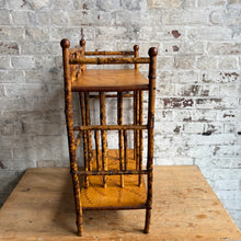 Load image into Gallery viewer, Antique Faux Bamboo Magazine Rack