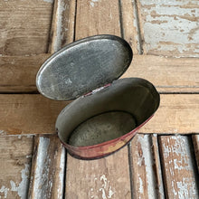 Load image into Gallery viewer, Antique “Pat Hand” Tobacco Tin, Detroit c.1900–1915