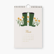 Load image into Gallery viewer, 2027 Garden Study Kitchen Calendar (6x9)
