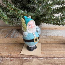 Load image into Gallery viewer, Mid-Century Flocked Santa Gnomes - Japan, 1950s