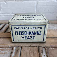 Load image into Gallery viewer, Rare Vintage Fleischmann's Yeast Tin c1920