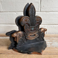 Load image into Gallery viewer, Vintage Boy Scouts Cast Metal Bookends (Pair)