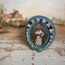 Load image into Gallery viewer, Antique Micro Mosaic Frame – Italian Floral Glass Mosaic