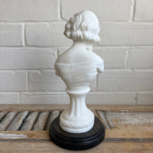 Load image into Gallery viewer, Vintage Bisque Mid-Century Figural Bust of Girl