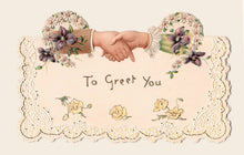 Load image into Gallery viewer, Greetings Postcard by Blackbird Vintage Finds 11 Trinity Street in Toronto Ontario Canada