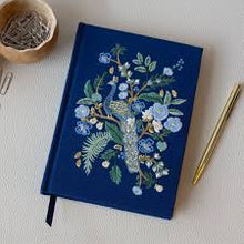Load image into Gallery viewer, Peacock Embroidered Journal