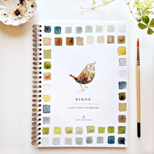 Load image into Gallery viewer, Birds Watercolour Workbook by Emily Lex Studio in the United States