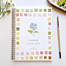 Load image into Gallery viewer, Flowers Watercolour Workbook