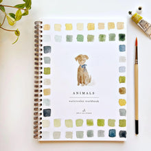 Load image into Gallery viewer, Animals Watercolour Workbook By Emily Lex Studio in the United States
