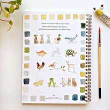 Load image into Gallery viewer, Animals Watercolour Workbook By Emily Lex Studio in the United States