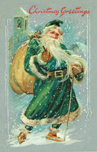 Load image into Gallery viewer, Santa Postcard by Blackbird Vintage Finds 11 Trinity Street in Toronto Ontario Canada