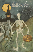 Load image into Gallery viewer, Trick or Treat Postcard by Blackbird Vintage Finds 11 Trinity Street in Toronto Ontario Canada