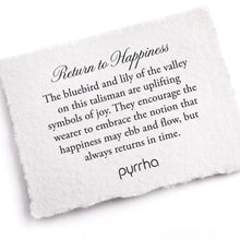 Load image into Gallery viewer, Pyrrha - Return to Happiness Talisman Necklace Made in Vancouver