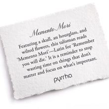 Load image into Gallery viewer, Pyrrha - Memento Mori Talisman Necklace Made in Vancouver