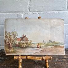 Load image into Gallery viewer, Vintage European Watercolour on Paper