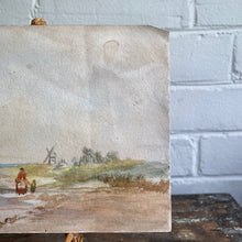 Load image into Gallery viewer, Vintage European Watercolour on Paper