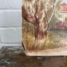 Load image into Gallery viewer, Vintage European Watercolour on Paper