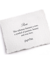 Load image into Gallery viewer, Pyrrha - Rose Talisman Necklace