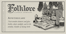 Load image into Gallery viewer, Apothecary Candle 10oz by Folklore Candle Company Made in Ontario Canada