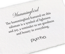 Load image into Gallery viewer, Pyrrha - Hummingbird Talisman Necklace