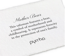 Load image into Gallery viewer, Pyrrha - Mother Bear Talisman Necklace