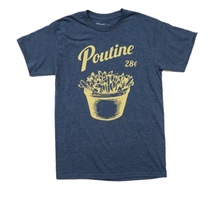 Load image into Gallery viewer, Retro Poutine Grey Tshirt