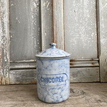 Load image into Gallery viewer, Vintage French Enamel Canister Set/6
