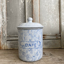 Load image into Gallery viewer, Vintage French Enamel Canister Set/6