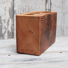 Load image into Gallery viewer, Large Wooden Desk Caddy handmade by Peg and Awl in Philadelphia