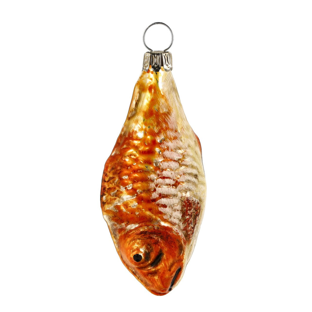 Goldfish Glass Ornament made in Germany
