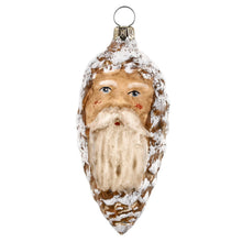 Load image into Gallery viewer, Pinecone with Face Glass Ornament Made in Germany
