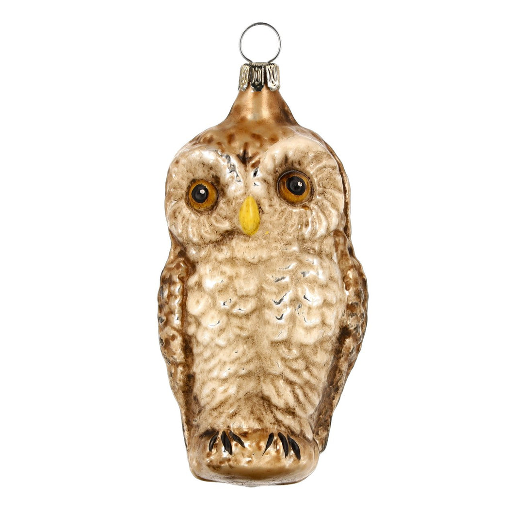 Owl Glass Ornament Made in Germany