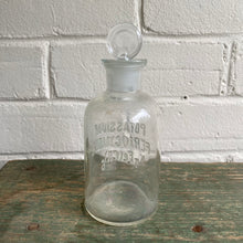 Load image into Gallery viewer, Antique Apothecary Chemical Bottle
