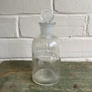 Antique Apothecary Chemical Bottle