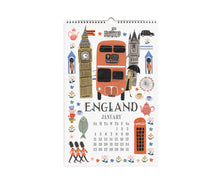Load image into Gallery viewer, 2026 World Travel Wall Calendar by Rifle Paper Co.

